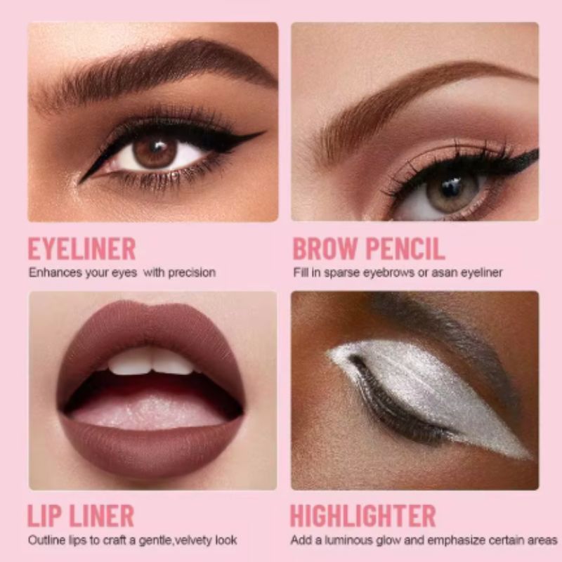 Glow Liner – Eyeliner  Eyebrow Pencil  Highlighter Lip Pencil